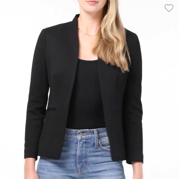 J.Crew 365 Going Out Blazer In Stretch Twill Black Womens 6 Tall - Picture 3 of 7